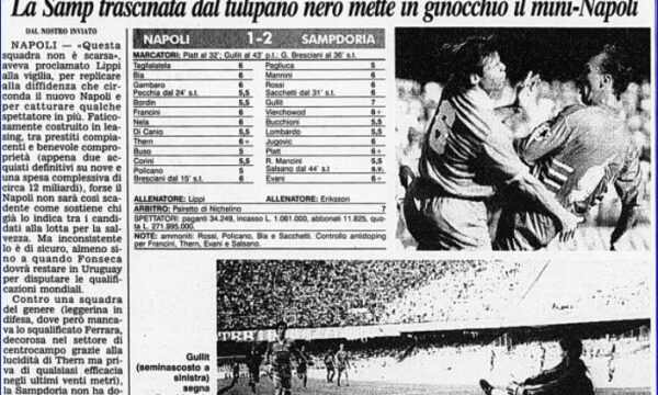 Serie A 1993/94: Napoli-Sampdoria 1-2
